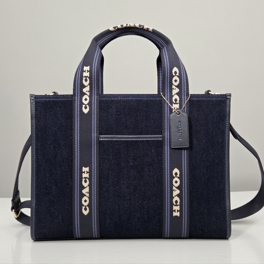 EXCELLENT COACH SMITH TOTE BAG IN REGENERATIVE COTTON - Picture 5 of 11